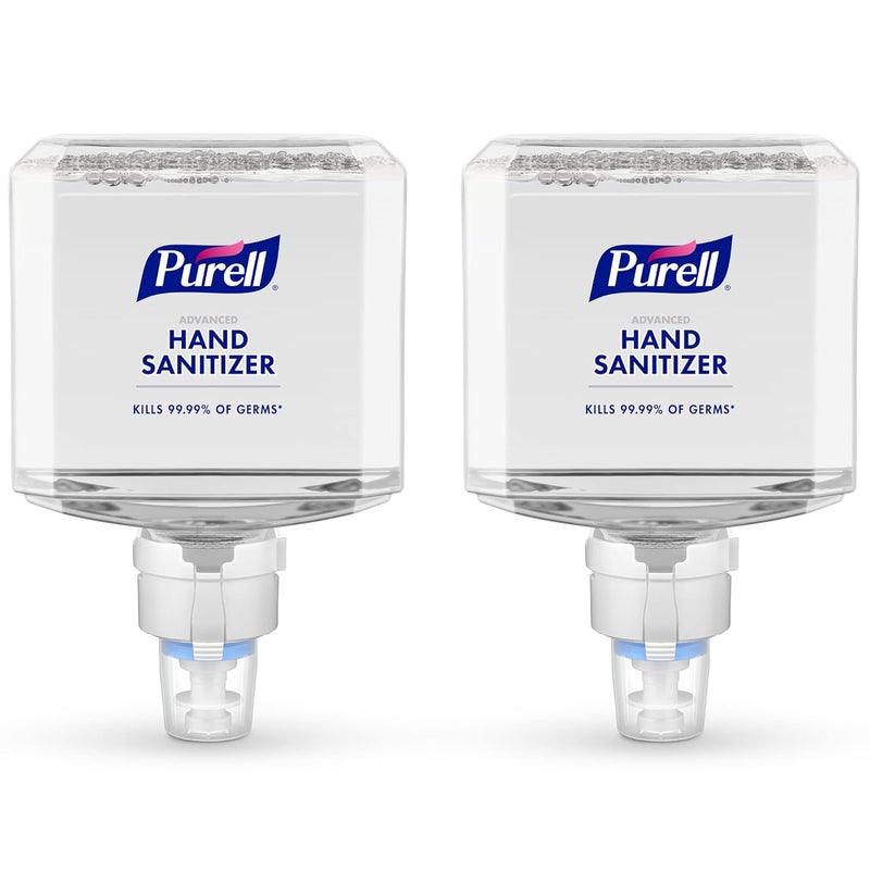 Purell Advanced Hand Sanitizer Foam, Clean Scent, 1200 mL Refill for ES8 Automatic Hand Sanitizer Dispenser (Pack of 2) - 7753-02 - Image 1